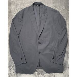 Sene Soho Flex Tech Sport Coat Men's 44 Charcoal Gray Unstructured Blazer Jacket